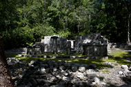 Mayan Temple at Edzna - edzna mayan ruins,edzna mayan temple,mayan temple pictures,mayan ruins photos